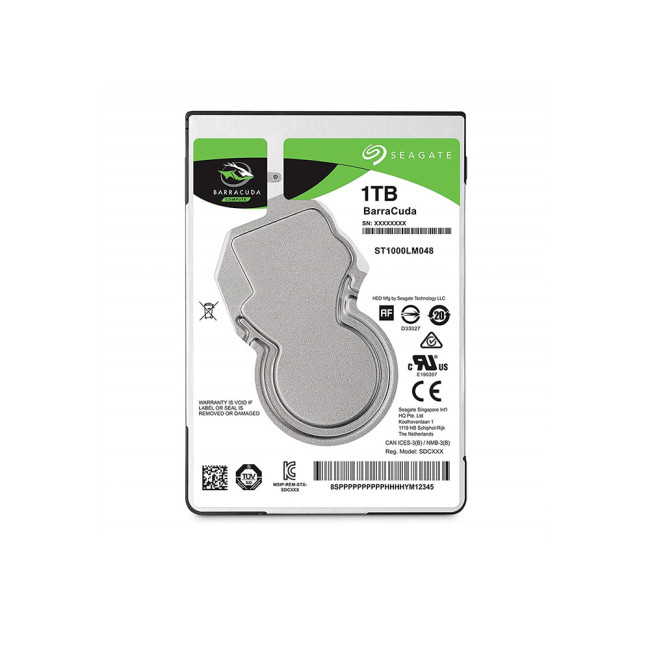 Seagate BarraCuda ST1000LM048 1TB Internal Hard Drive 2.5" 5400 RPM SATA III