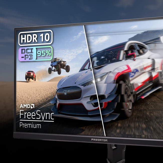 Acer Predator XB323QKV4 32" Dual Frame UHD 4K 160Hz / 320Hz FHD FreeSync Premium Gaming Monitor