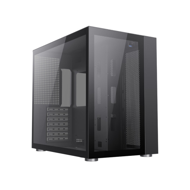GameMax Infinity ATX RGB Tempered Glass Mid Tower Gaming PC Case - Black