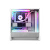 NZXT H5 Flow RGB Tempered Glass Mid Tower Gaming PC Case White