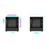 Gamdias TALOS M3 MESH Tempered Glass Mid Tower Gaming PC Case - Black