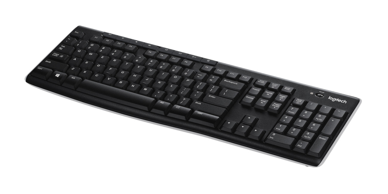 Logitech K270 Wireless QWERTY Keyboard Black - 920-003745