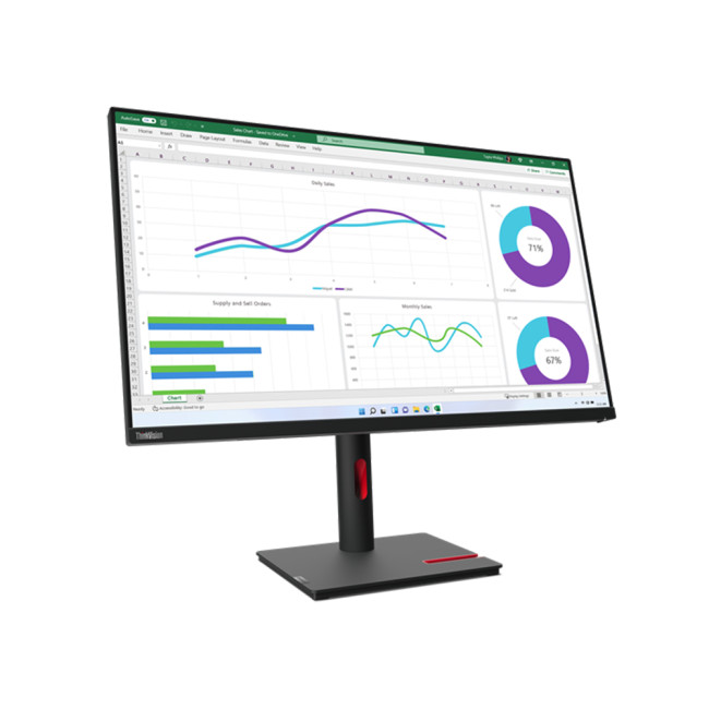Lenovo ThinkVision T32h-30 31.5" 2560 x 1440 Quad HD LED Monitor