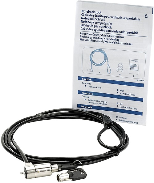 Kensington MicroSaver security cable lock 1.80 meter Cable