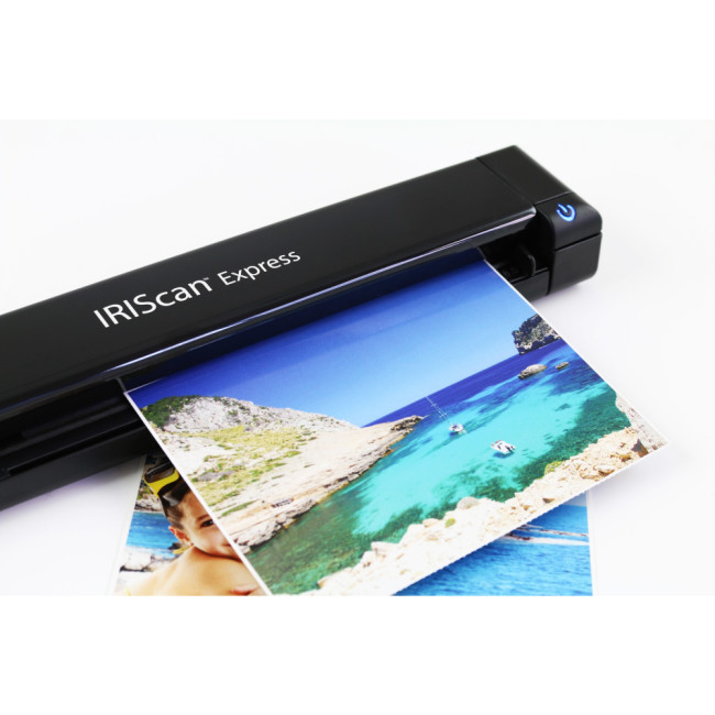 IRIScan Express 4  CIS Sensor 1200 x 1200 DPI USB Sheet-fed scanner Black