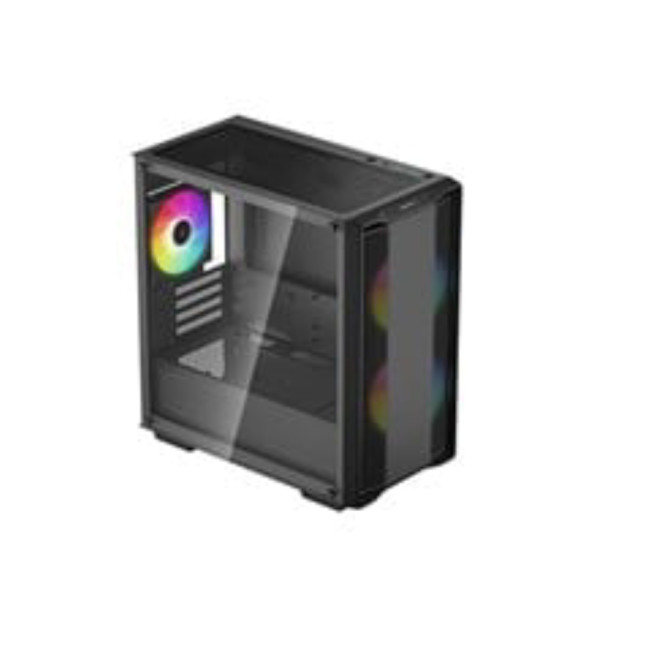 DeepCool CC360 Micro ATX Tempared Glass PC Case - Black