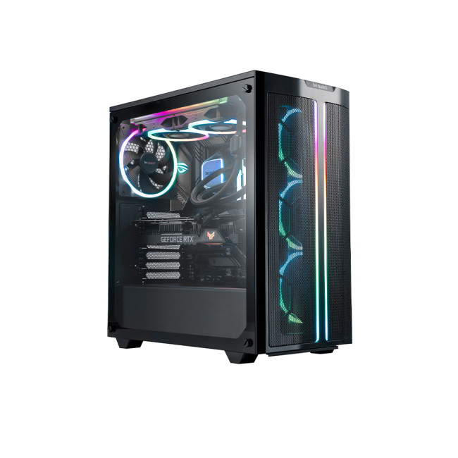 be quiet! Pure Base 500 FX Mid Tower Tempered Glass ARGB Gaming PC Case - Black