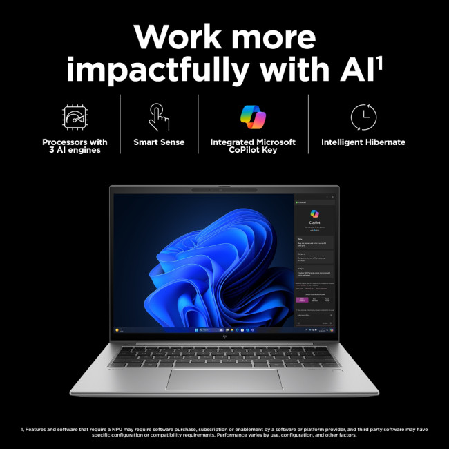 HP ZBook Firefly G11 AMD Ryzen 7 8840HS 16GB RAM 512GB SSD 14" Windows 11 Pro Laptop