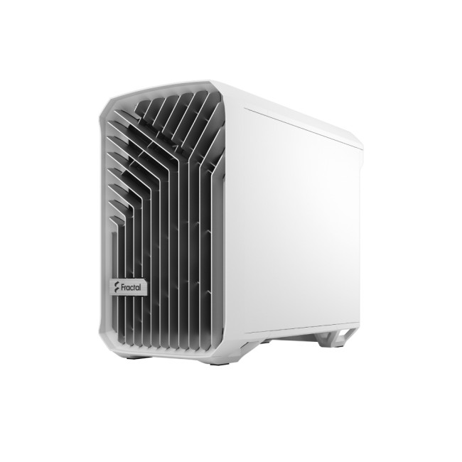 Fractal Design Torrent TG ITX Micro Tower RGB Tempered Glass Case - White