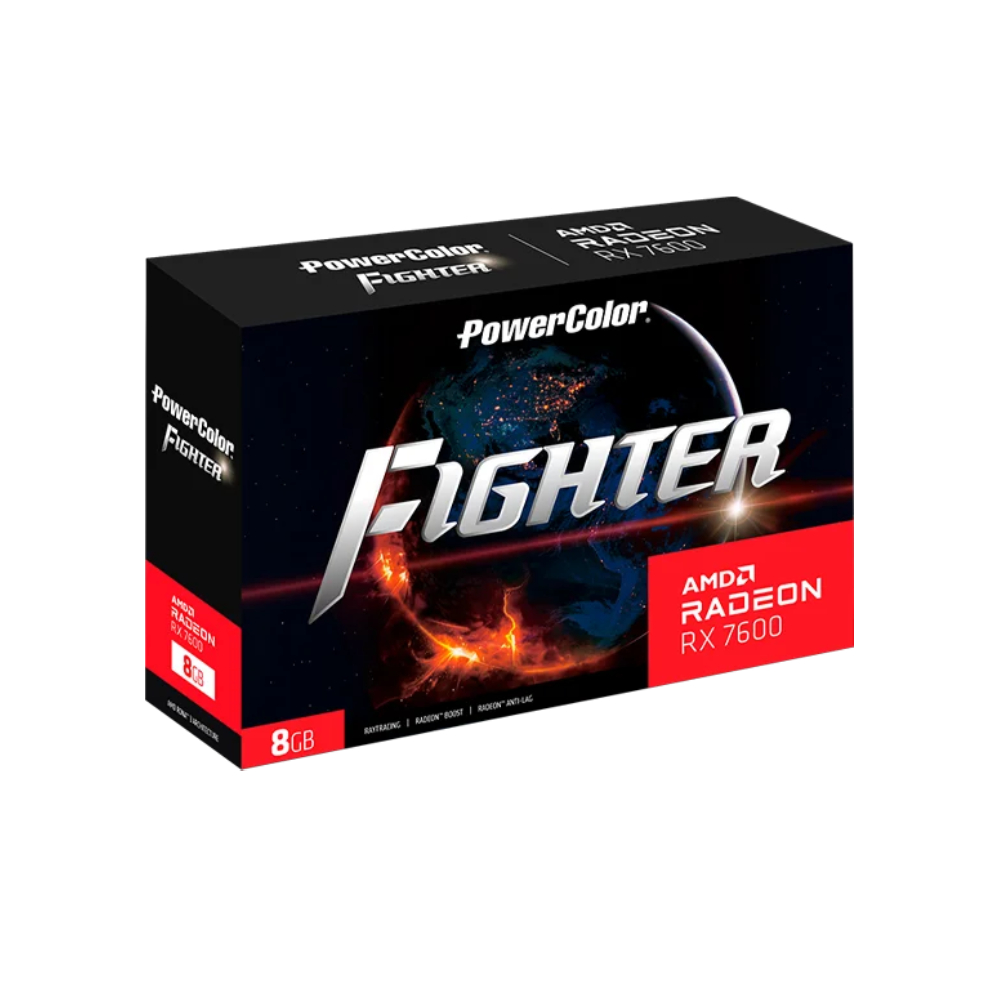 PowerColor RX 7600 Fighter 8GB: RX7600 8G-F