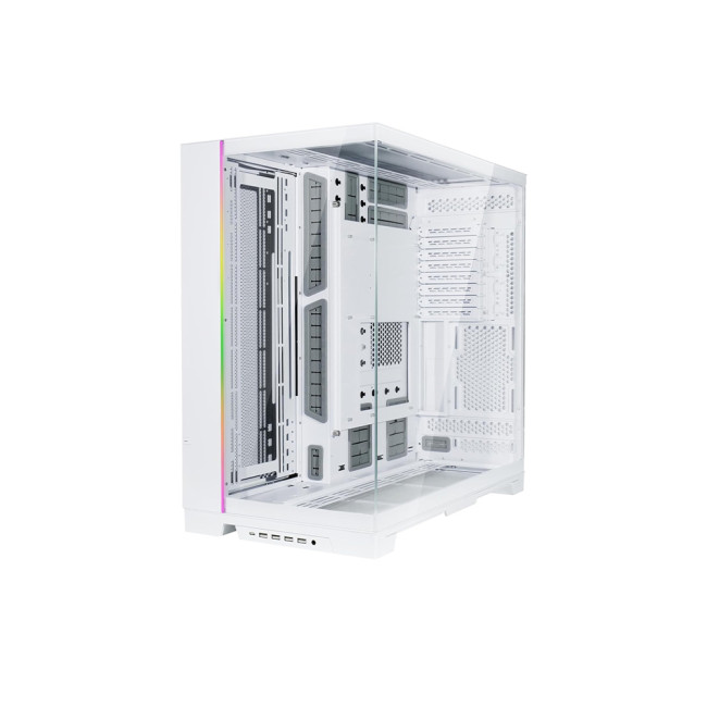 Lian Li O11 Dynamic EVO XL E-ATX Tower Tempered Glass PC Case - White