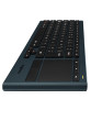 Logitech K830 keyboard RF Wireless + Bluetooth QWERTZ German Black