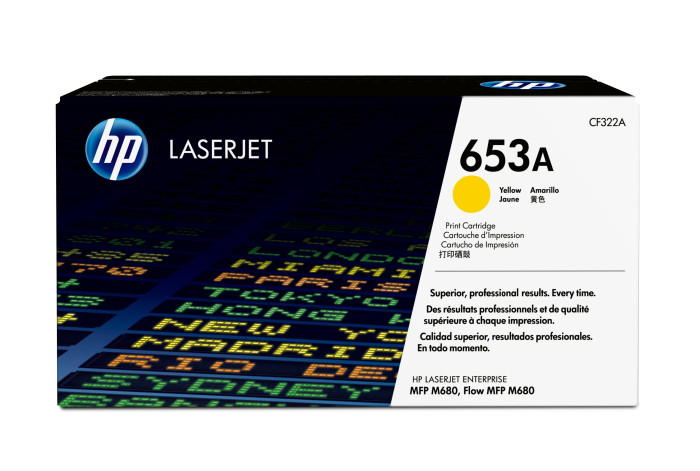 HP CF322A 653A toner cartridge 1 pc(s) Original Yellow Up to 16.5K pages Yield