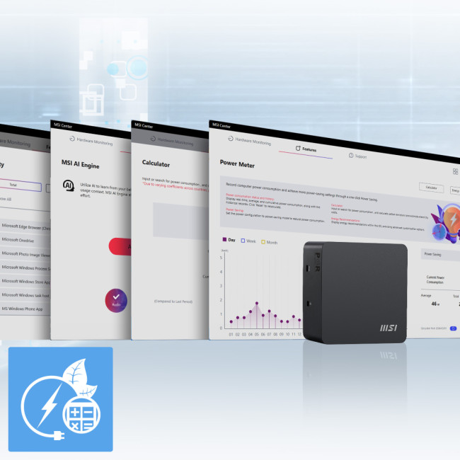 MSI Cubi NUC AI 1UMG Intel Core Ultra 7 155H NO RAM NO Storage NO OS Barebone SFF Mini Desktop PC