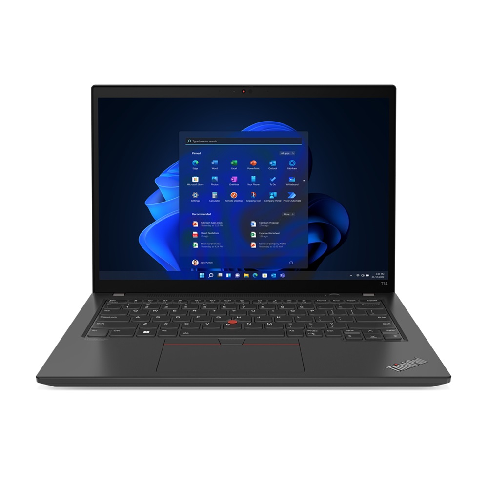 Refurbished Lenovo ThinkPad T14 Gen 3 Intel Core i5-1235U 8GB RAM 256GB SSD 14" Windows 10 Pro Laptop
