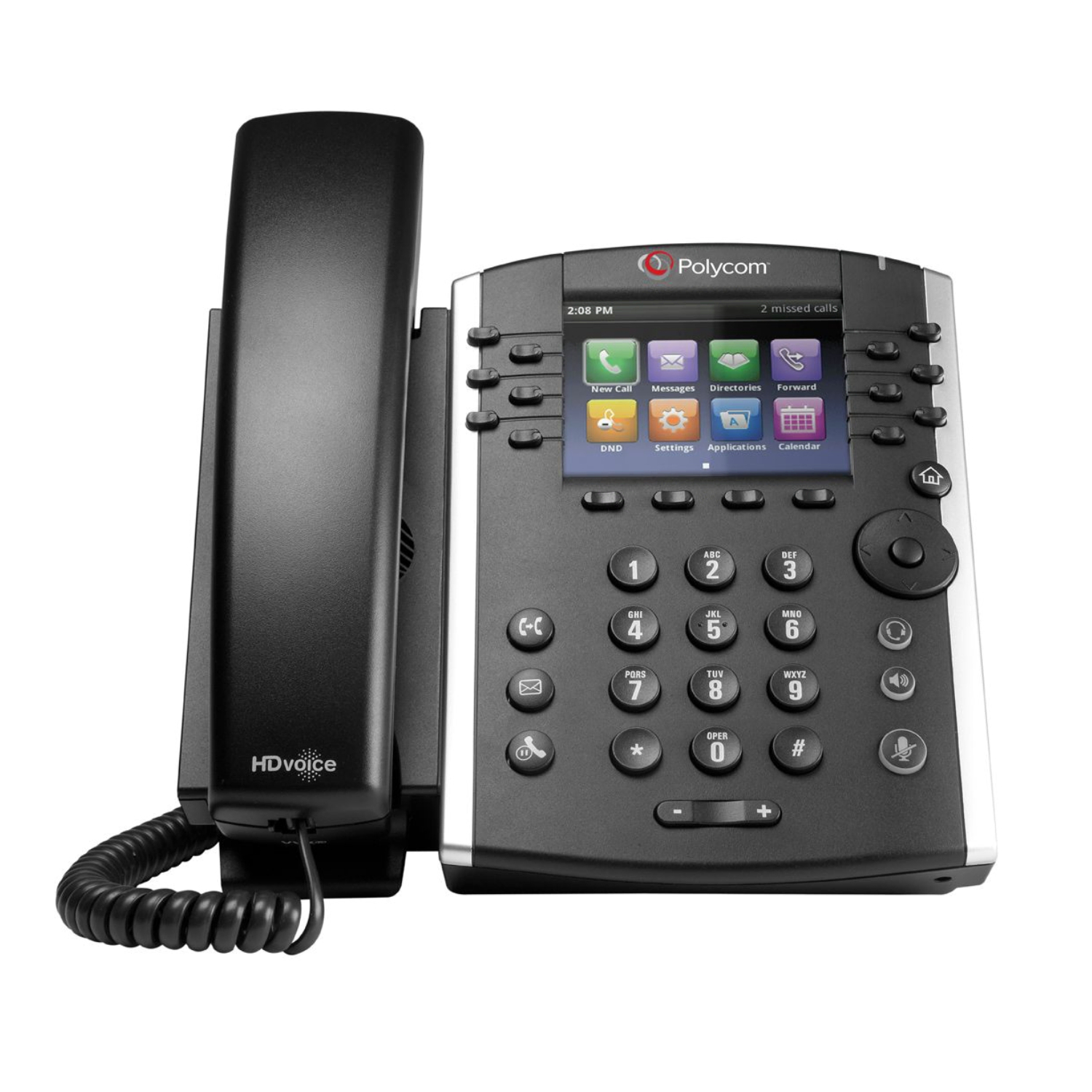 Poly Black Vvx400 12-Line Desktop Voip Phone Hd Voice 20 Poe Without Power Supply