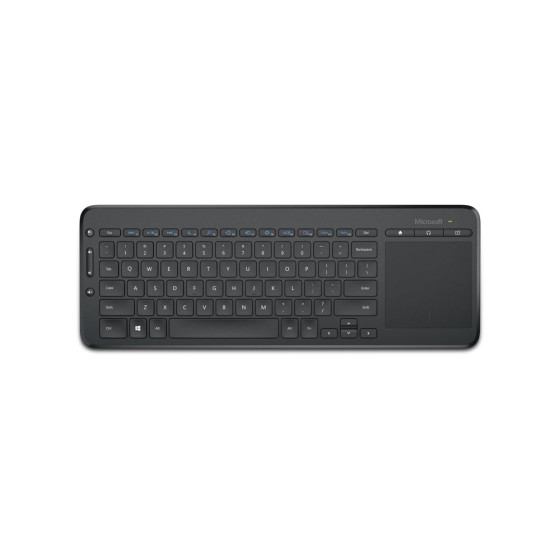 Microsoft All-in-One Media keyboard RF Wireless QWERTY English Black