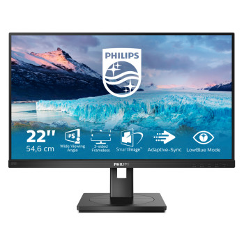 Philips S Line 21.5" Full HD IPS 4ms Height Adjustable Monitor with Speakers