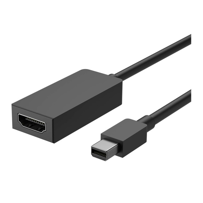 Refurbished Microsoft EJT-00006 0.15m Mini DisplayPort HDMI Type A Video Cable and Adapter - Black