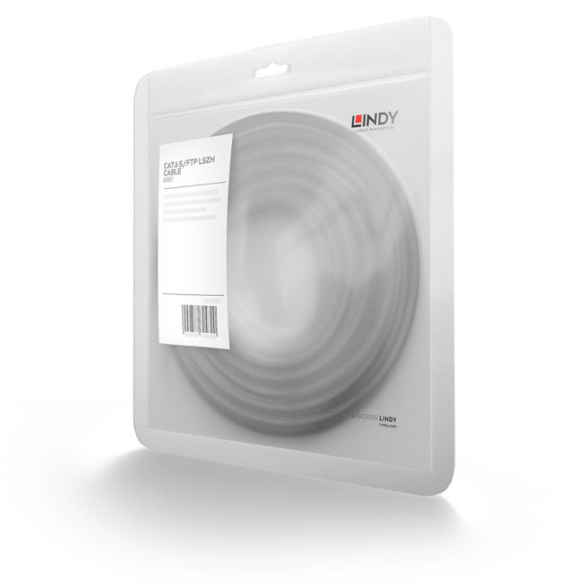 Lindy Cat.6 S/FTP PIMF, LSZH Halogen-free Premium Network Cable Gold Plated Pins