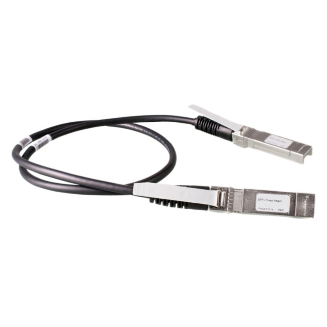 Refurbished HPE Aruba Networking X240 InfiniBand/fibre Optic Cable 10G SFP+ 0.65m - Black