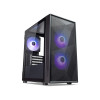Tecware Forge M2 Mini Tower Micro-ATX ARGB Gaming PC Case - Black