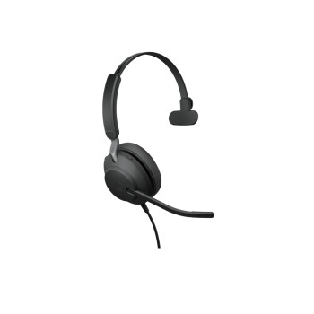 Refurbished Jabra Evolve2 40 Mono Wired On-Ear Headset - Black