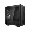 DeepCool CH370 Tempered Glass MicroATX Gaming PC Case with 1 x Fan - Black