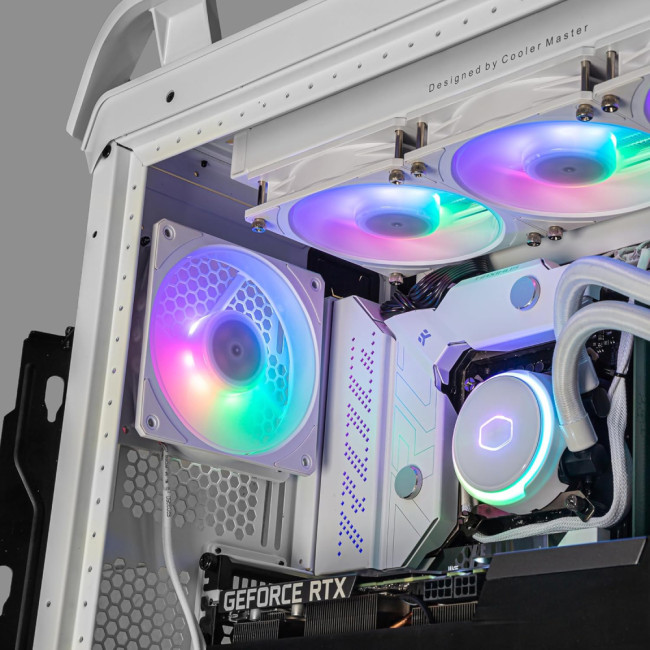 Cooler Master Mobius 120P White ARGB 3-pin PWM Pc Fans - 3Pcs