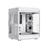 GameMax Hype ATX RGB Tempered Glass Mid Tower Gaming PC Case - White