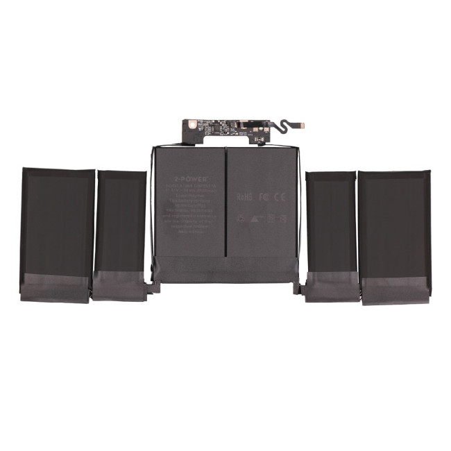 2-Power 5100mAh 11.41V Cell Li-ion Laptop Notebook Battery for Apple MacBook Pro 13 MV962LL A1964 A19896