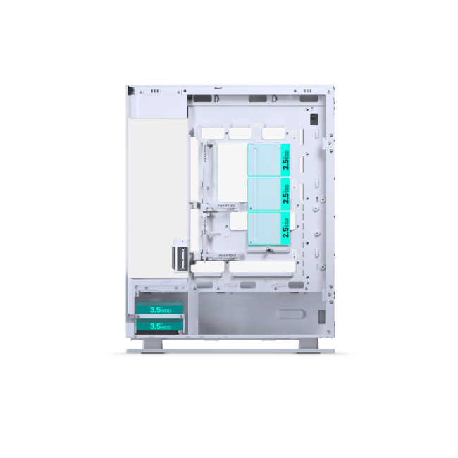 Phanteks Evolv X2 White RGB Tempered Glass Mid Tower Gaming PC Case - White