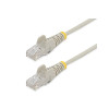 StarTech N6PAT300CMGRS 3m CAT6 Slim Design Networking Cable - Grey