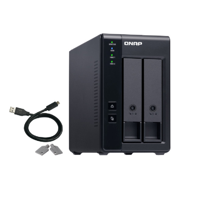 QNAP TR-002  2 Bay NAS Servers Storage Expansion for QNAP