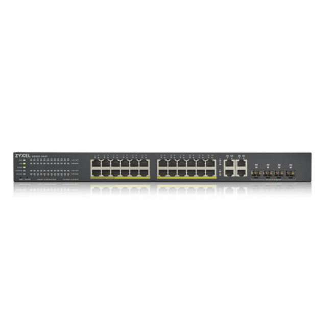 Zyxel GS192048HPV2-GB0101F 100 Gbit/s Rack Mountable Managed 44 x Gigabit Ethernet RJ45+SFP Ports Network Switch