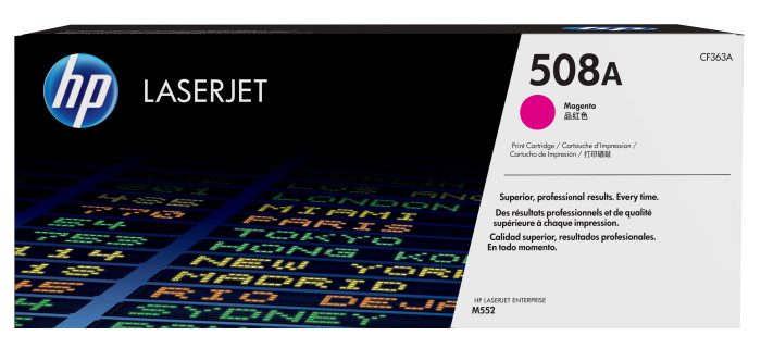 HP CF363A 508A Magenta Toner Cartridge (5,000 pages) Yield for M577 series 