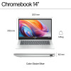 HP ChromeBook 14a-nf0002na Intel N N100 4GB RAM 128GB eUFS HD 14" ChromeOS Laptop