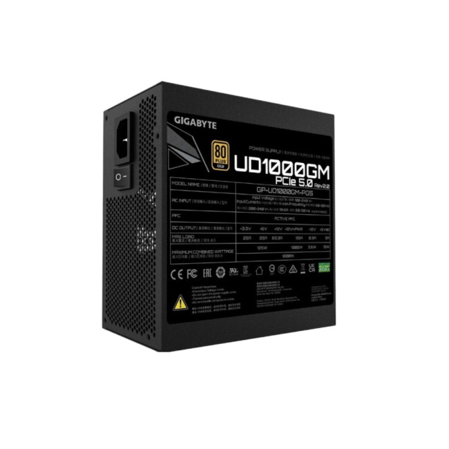 Gigabyte UD1000GM 1000W ATX 3.0 80 Plus Gold Power Supply