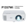 Acer P1357Wi WXGA (1280 x 800) 4,500 ANSI Luems Wireless projector with built in speakers