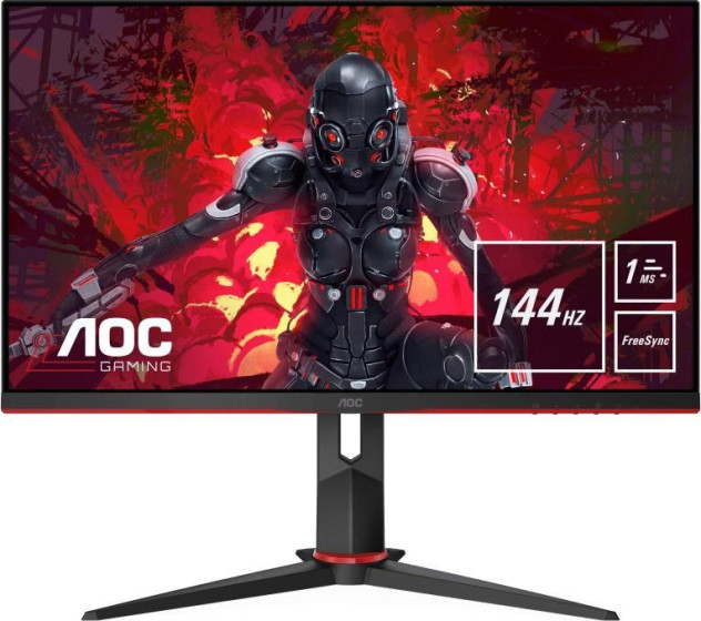 AOC 27-Inch Full HD Gaming Monitor FreeSyn Built in Speakers Refresh Rate 144Hz