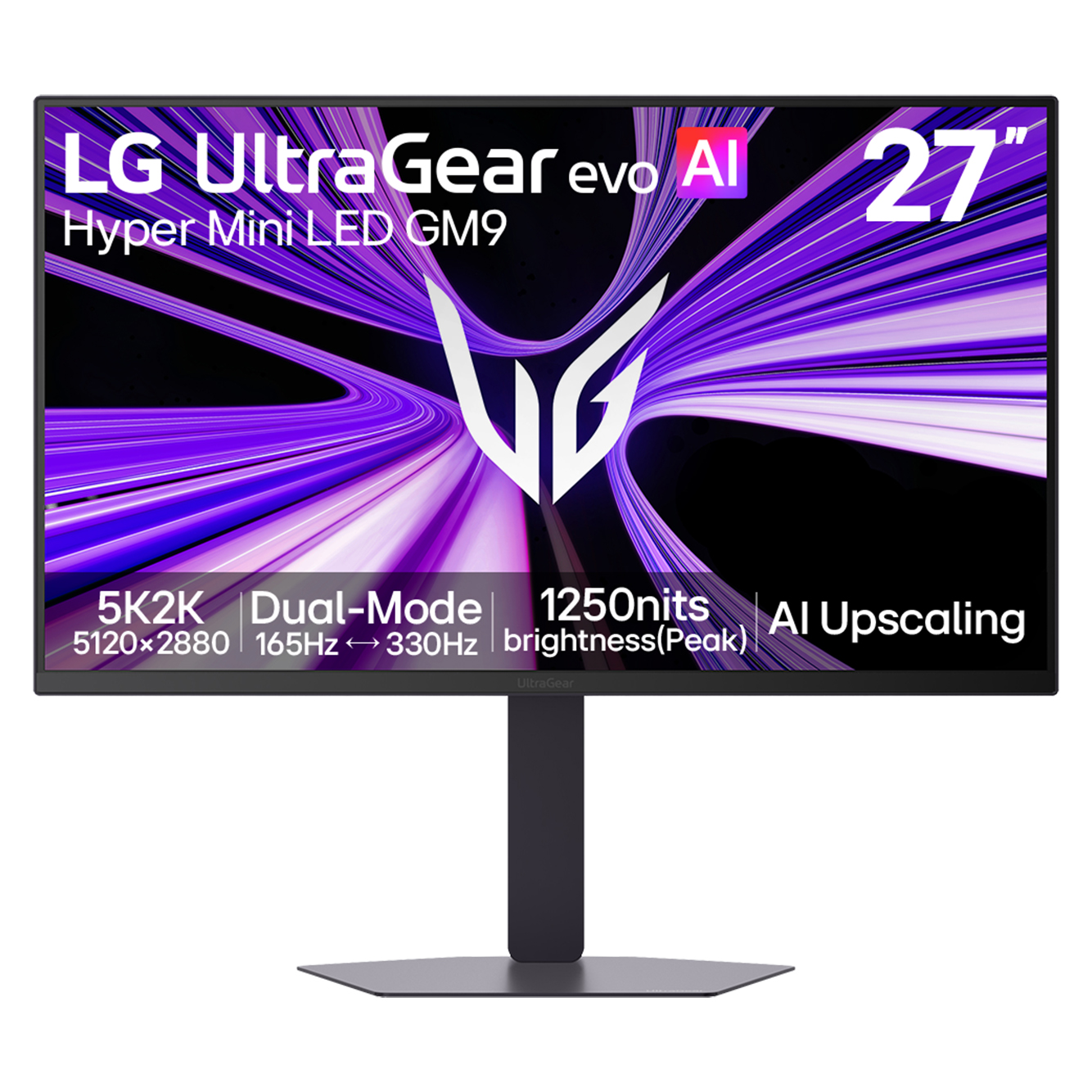 LG UltraGear 27GM950B-B 27" 5K Ultra HD IPS 165Hz 1ms HDR1000 USB-C Height Adjustable Gaming Monitor with Speakers