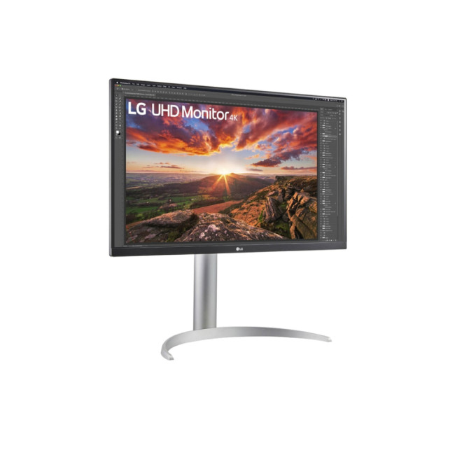 LG 27UP850K-W 27 inch 4K Ultra HD IPS 5ms Height Adjustable USB-C Flat Monitor