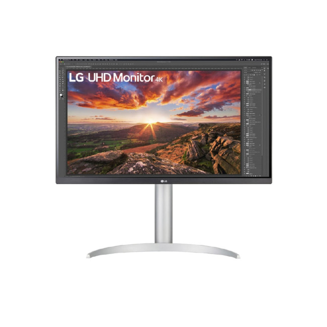 LG 27UP850K-W 27 inch 4K Ultra HD IPS 5ms Height Adjustable USB-C Flat Monitor