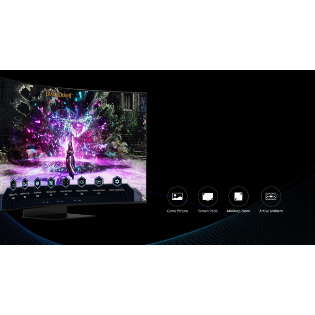 Samsung Odyssey LS55CG970NU 55" 3840 x 2160 4K Ultra HD VA LED 165 Hz 1 ms Curved Monitor