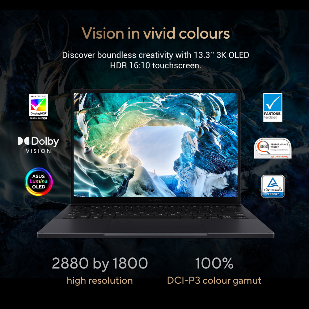 ASUS ProArt PX13 HN7306WI-LX017W Ryzen AI 9 RTX 4070 Laptop