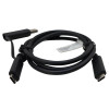 Lenovo Hybrid 4X90U90618 1 Meter USB-C with USB-A Cable Black