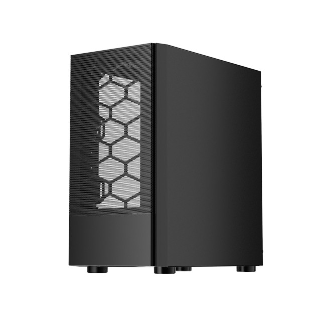 1st Player X4-M Tempered Glass Micro ATX Gaming Case - Black