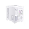1st Player RT5 WH Tempared Glass Micro Tower Gaming PC Case with 3 x RGB Fans - White