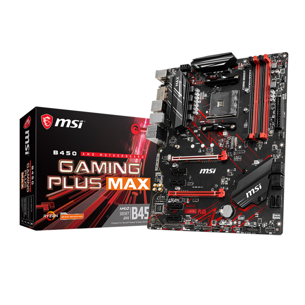 MSI GAMING PLUS MAX B450 GAMING PLUS MAX ATX Motherboard