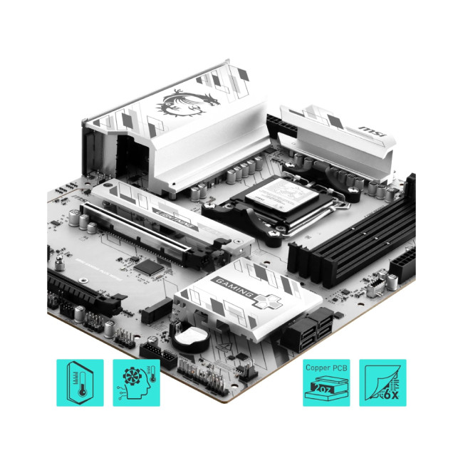 MSI B850 GAMING PLUS WIFI6E ATX AMD Socket AM5 Motherboard